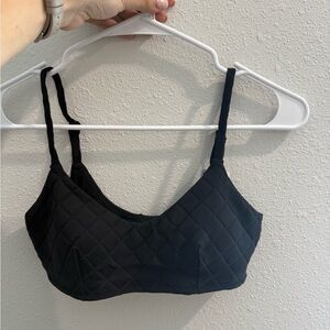Lululemon Black Quilted Women's Bioini Top